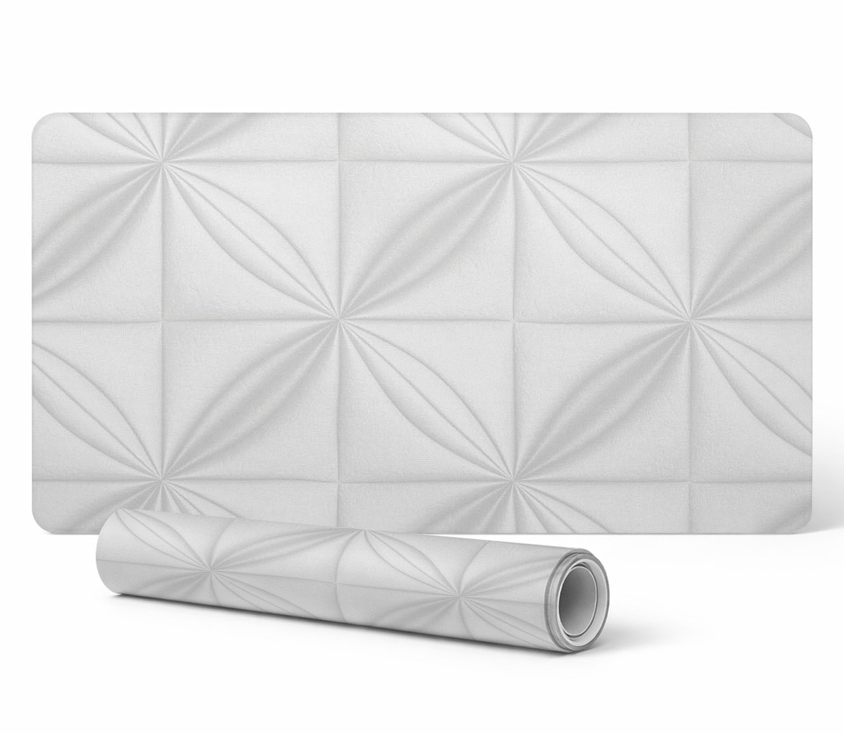 Universele beschermmat voor tafels en aanrechtbladen met geometrisch reliëf, 90x45 cm