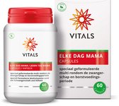 Vitals Elke Dag Mama - 60 capsules - multivitamine. Voor aanstaande moeders. Speciaal geformuleerde multi rondom de zwangerschap en borstvoedingsperiode.