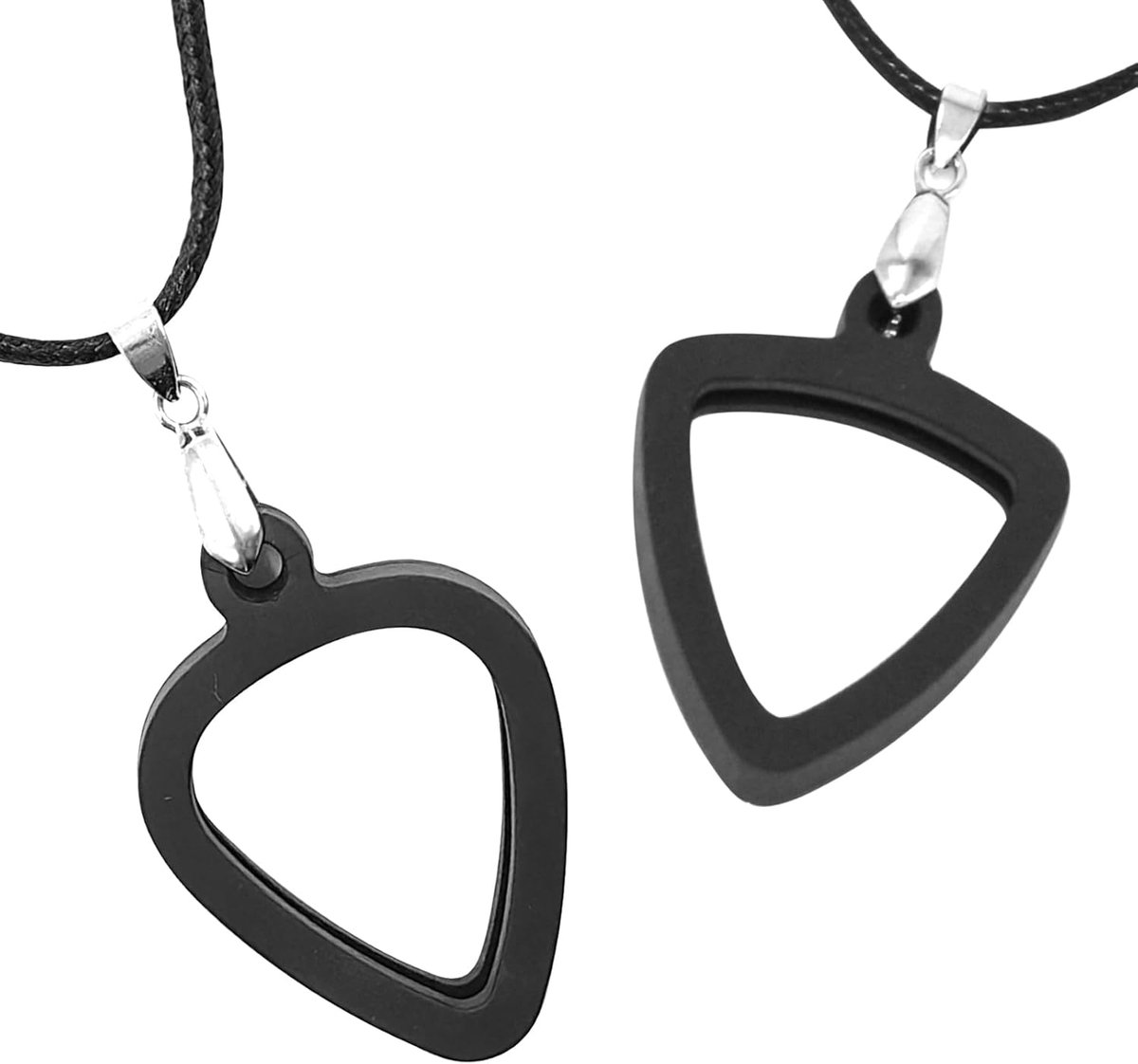 2 Pakken Ketting Plectrum Houder Lanyard met Siliconen Hanger voor Gitaar
