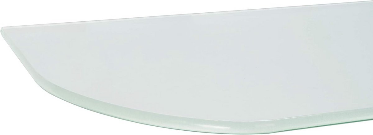 Transparant Glasplaat op Maat met Afgeronde Hoeken - 6 mm Dik Veiligheidsglas