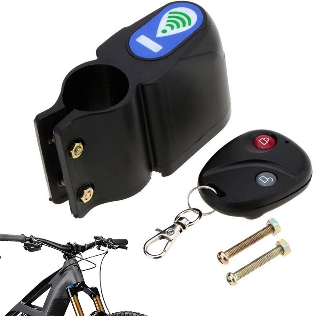Universeel Fietsalarm met Afstandsbediening - Luid Geluid voor Scooter en Motor