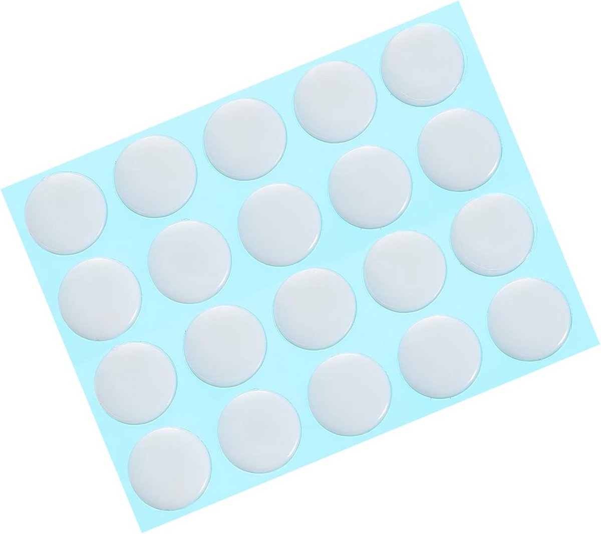 Ronde Muis Voeten Skates Pads 0.6mm Vervanging Wit 20 Stuks voor Gaming
