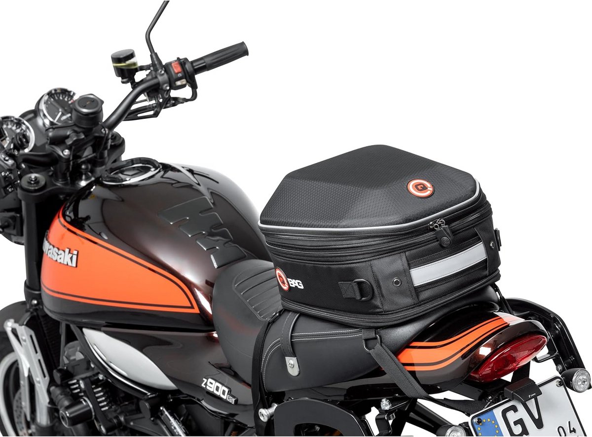 Motorfiets Bagagedrager Tas Uitbreidbaar 10-20 Liter Universeel Zwart