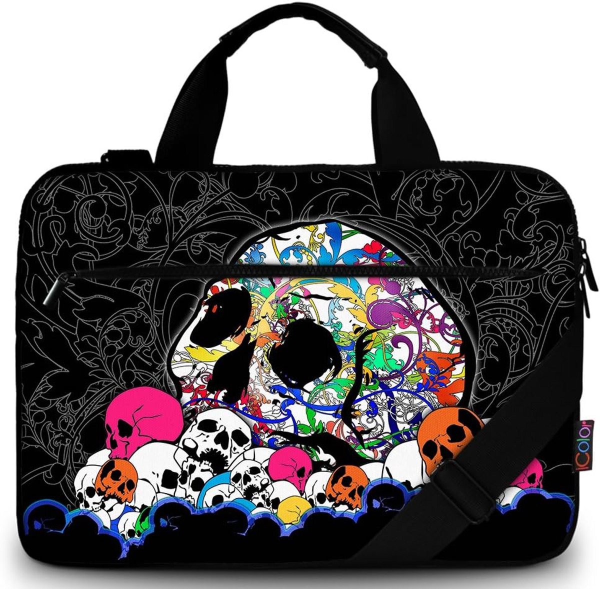 Waterdichte Laptoptas 13-15.6 Inch met Verstelbare Schouderriem en Handvat