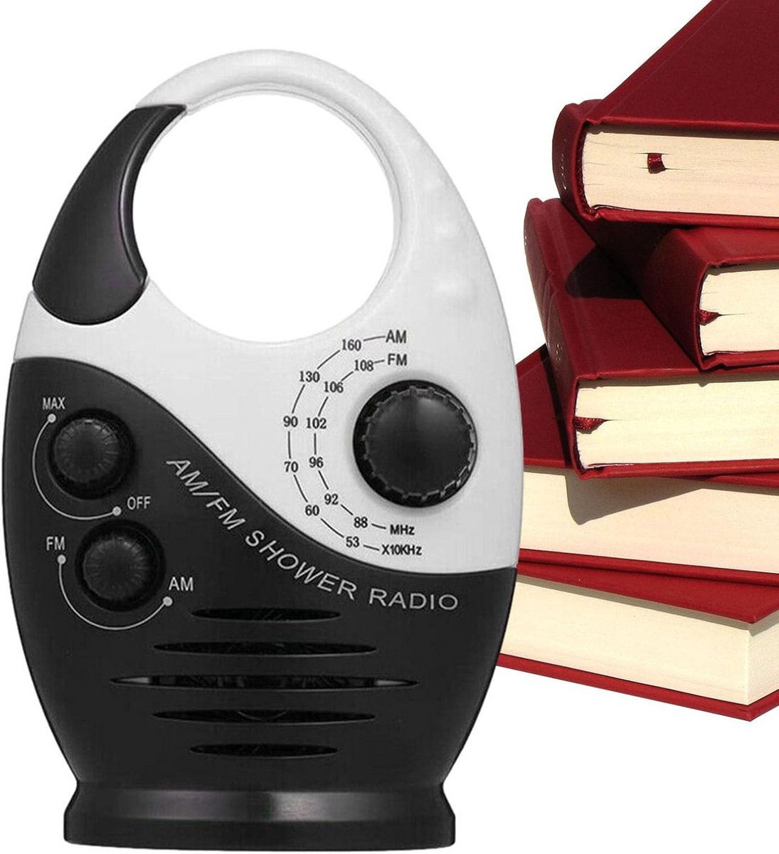 Draagbare Waterdichte Radio met AM/FM - Ideaal voor Douche en Buitenactiviteiten
