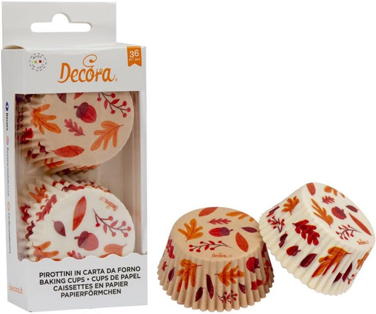 36 Stuks Muffinvormpjes Bakpapier 50x32 mm