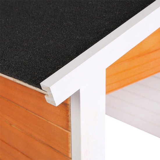 Robotor Grasmaaier Garage Houten Carport met Zadeldak 87x80x70 cm — afbeelding 3