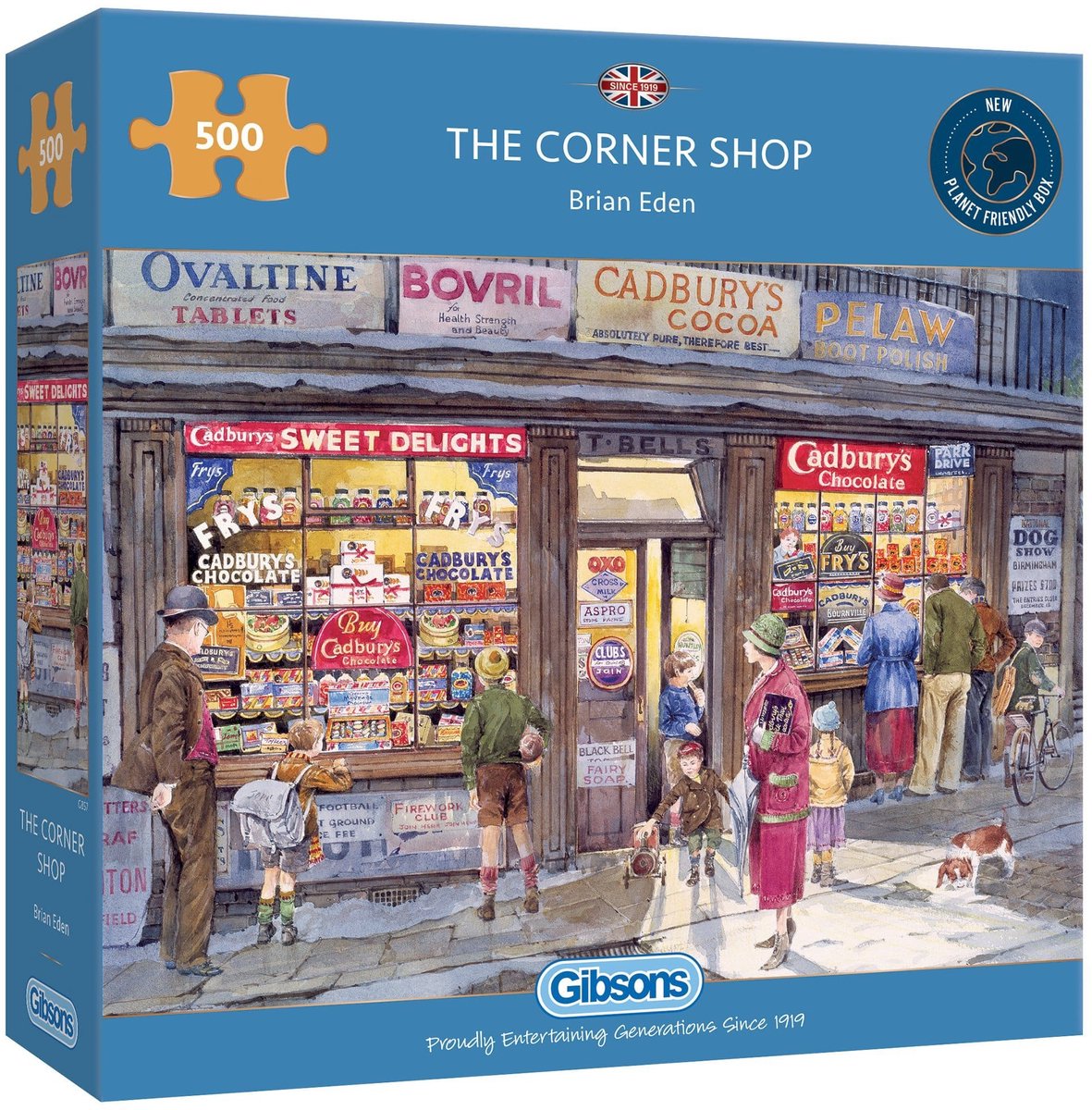Gibsons - The Corner Shop (door Brian Eden) - 500 stukjes 48×34cm (b×h) - Legpuzzel voor volwassenen