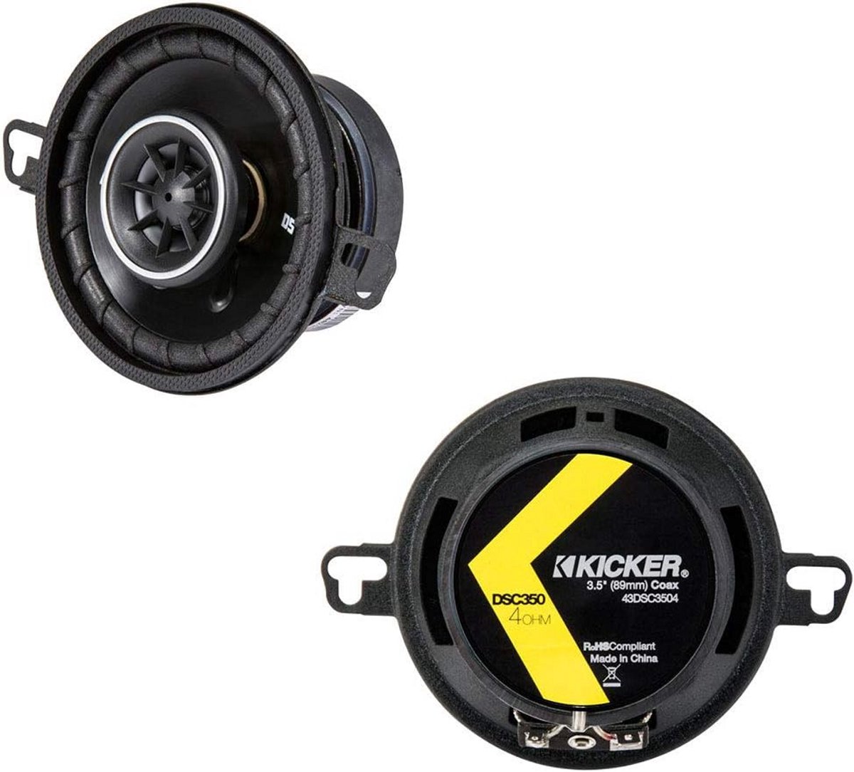 Coaxiale autoluidsprekers 8,7 cm plat ontwerp