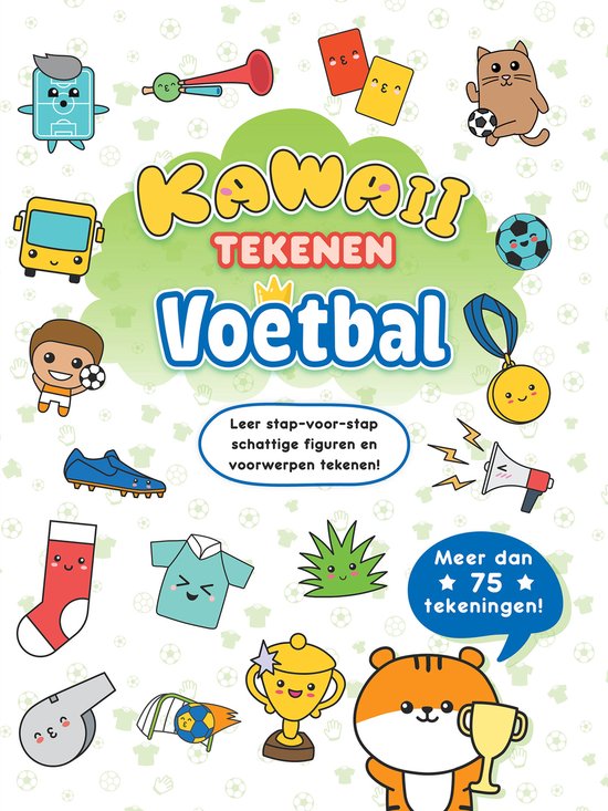 Kawaii tekenen voetbal - cover