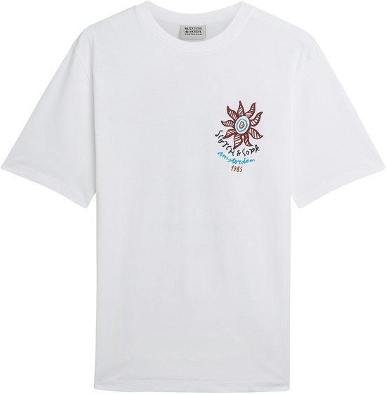 Scotch & Soda Front And Back Artwork Regularfit Tshirt