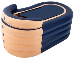 Favomusthaves Opblaasbaar ligbad - Badkuip - Ice bath - Opblaasbad - Zitbad - Incl. Elektrische pomp en afvoerslang - Volwassenen en Kinderen - 140 x 84 x 74 cm