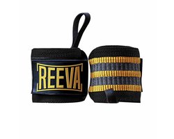 Reeva Wrist Wraps Goud - Wrist Wraps geschikt voor Fitness, Crossfit en Krachttraining - Wrist Wraps voor Heren en Dames