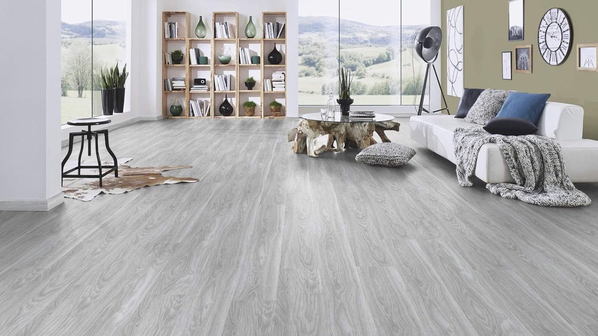 Laminaatvloer 7mm - Klikvloer Duurzaam - Intensief Gebruik - WG Structuur Houtlook - 1285x