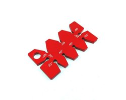 Allecto - Houtbewerking - Metrisch - Imperiaal - Groefmeter - Industrieel - Rood - Tafelmachine - Toeslag - Accessoire - Hardware