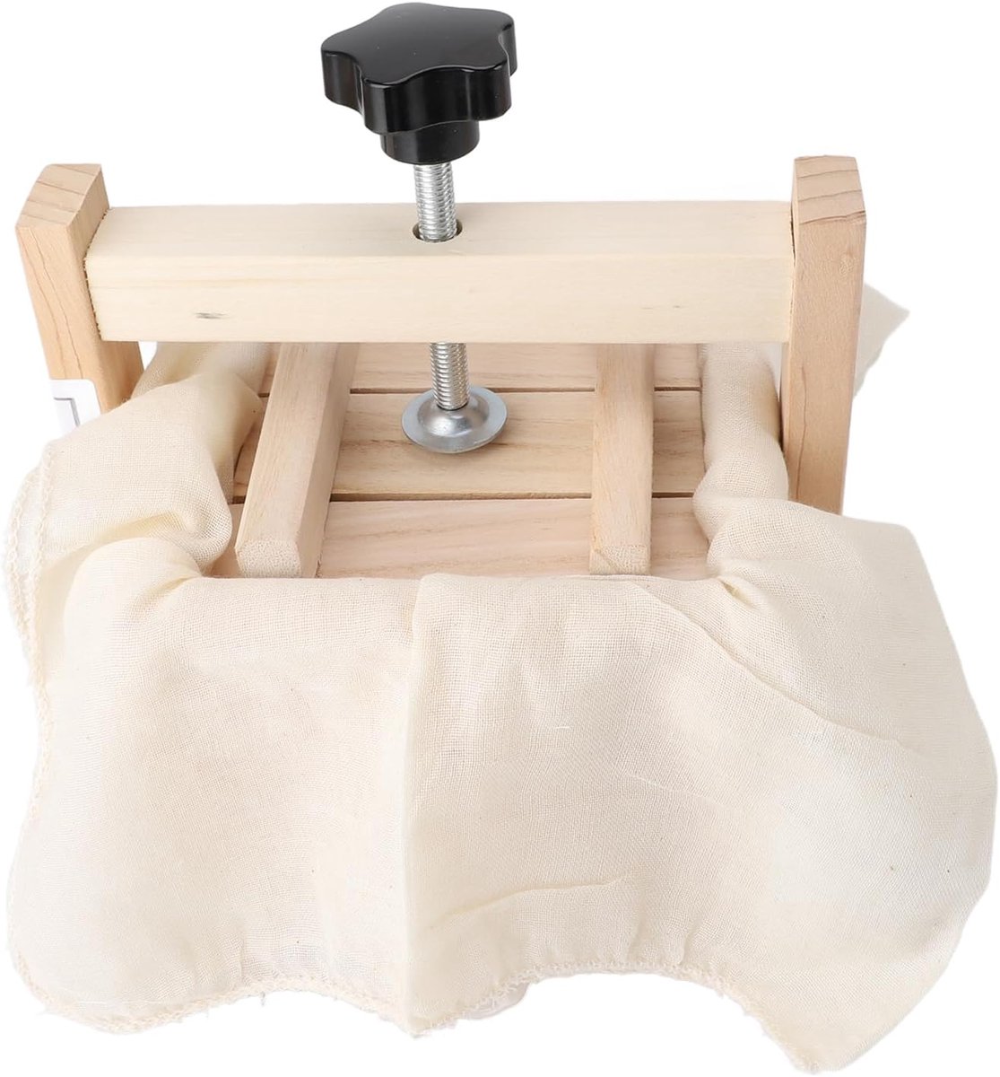 Tofu Maker Kit - Kaasmaker Persvorm - Zelf Tofu Maken - Vliegtuig Hout - 8.3 x 8.3 Inch