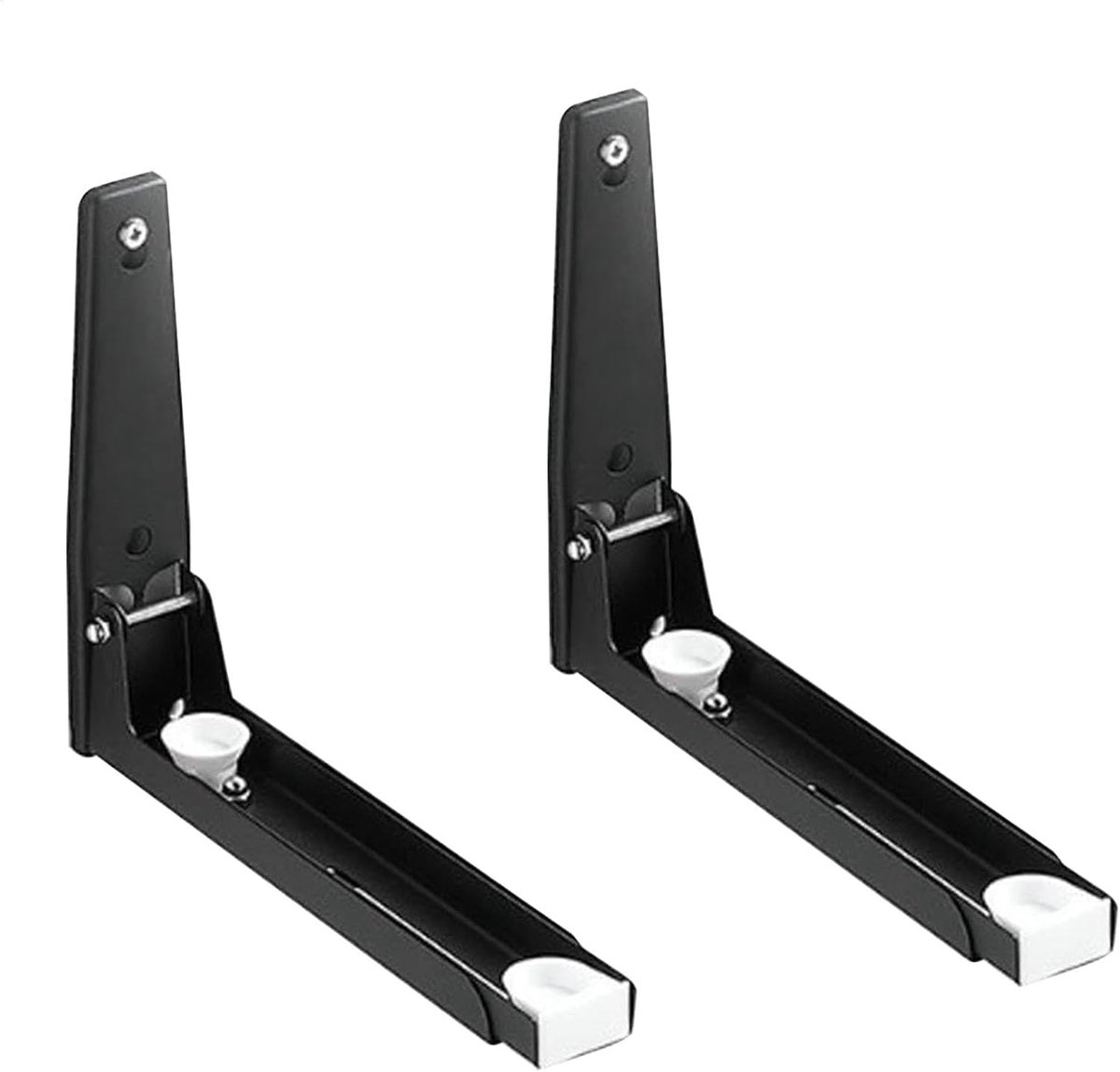 Magnetron Beugel - Oven Plank - Keuken Opslag - Opvouwbaar RVS - 8x8.5 Inch - Zwart