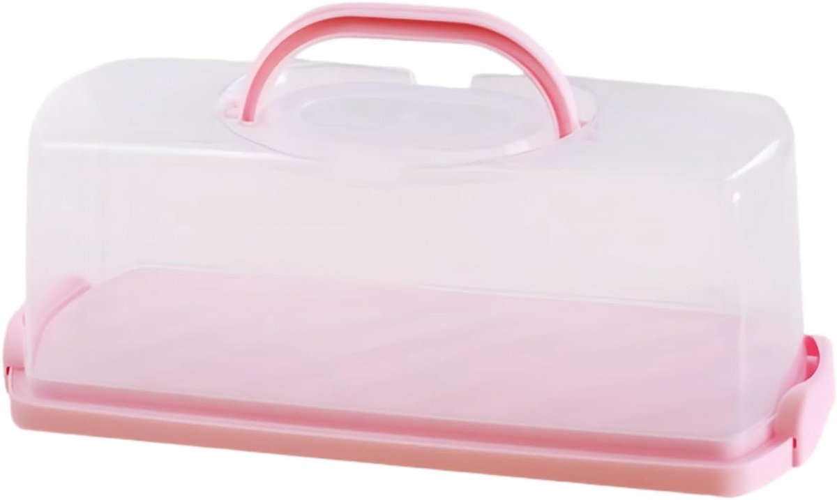 Brood en Taart Doos - Bewaar Container - Keuken Opslag - Draagbaar Handvat - 39 x 17 x 15 cm