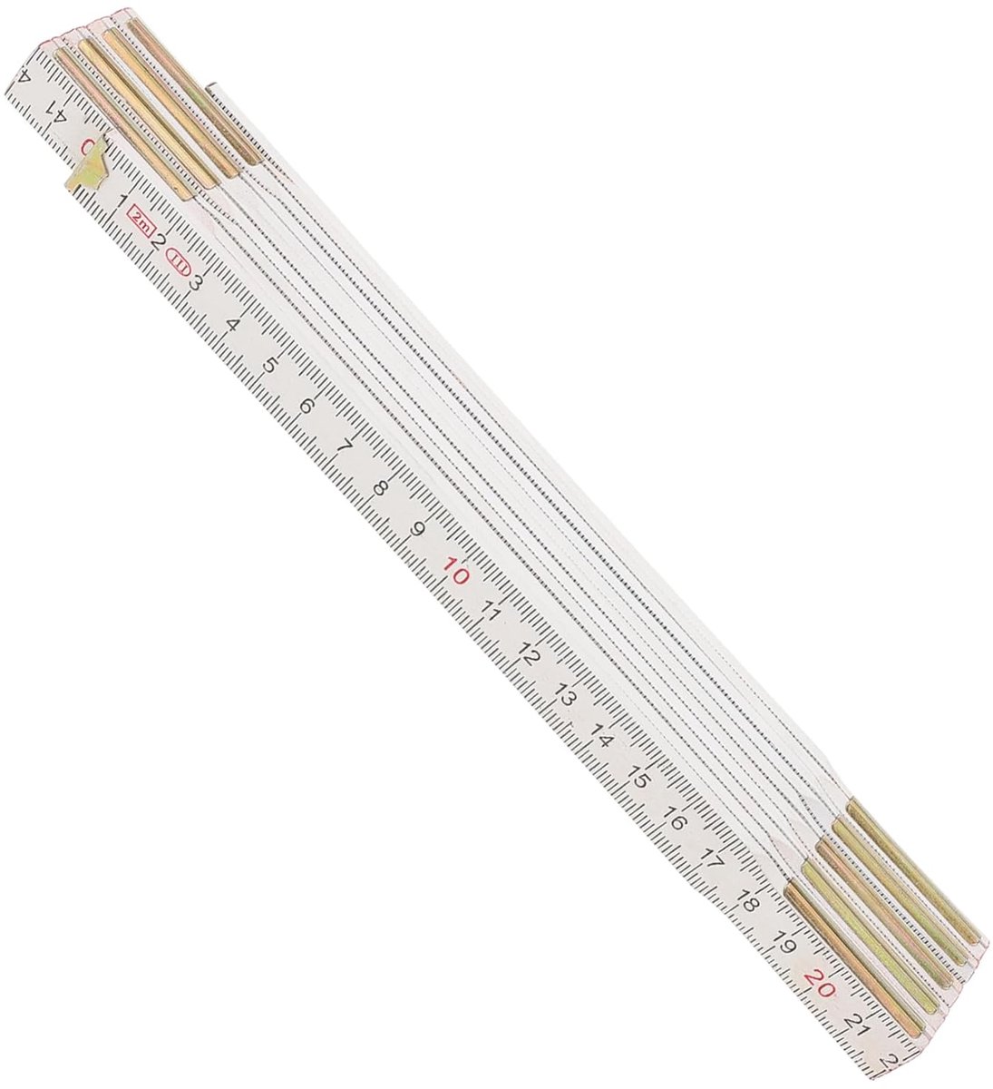 Vouwmeter Precisie Meetlat - Verstelbare Multikantige Liniaal - Houtbewerking Tekeningen - Tienvoudig Flexibel Ontwerp - 24 x 33 cm