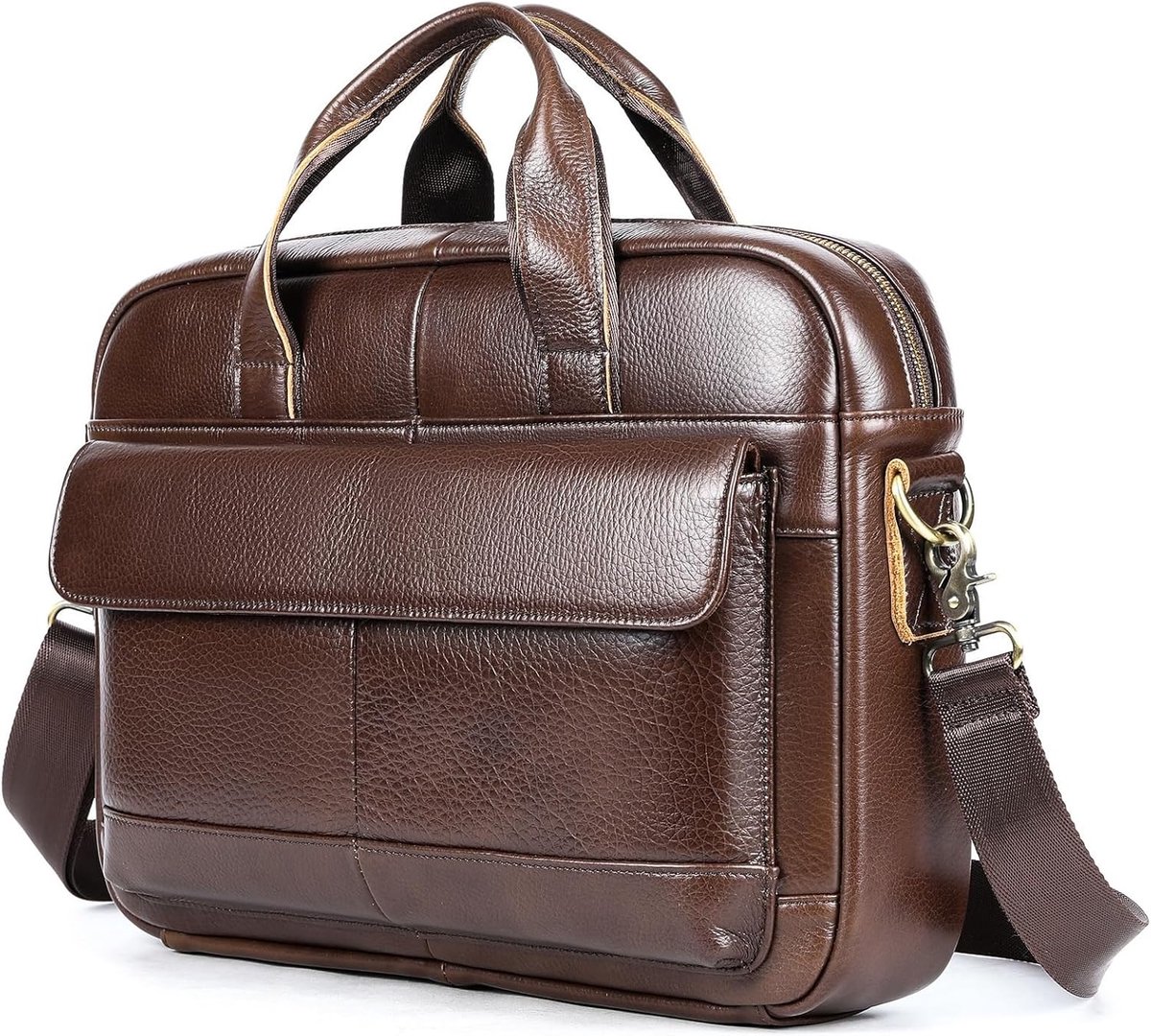 Laptoptas Heren - Aktetas Documententas - Zakelijk Reizen - Grote Capaciteit - 38x27x7 cm