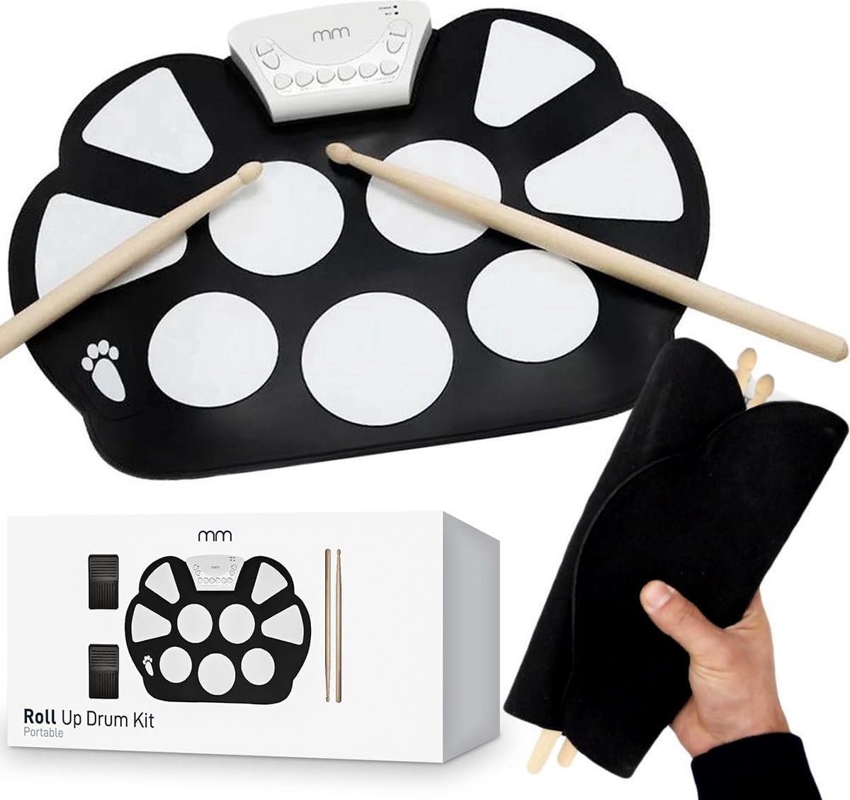 Elektrisch Drumstel - Muziek Drums - Muziek Maken - 9 Triggerpads - Inclusief Pedalen