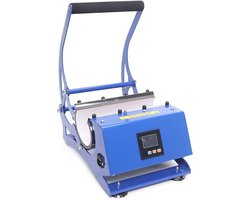Mokkenpers Machine - Kopjes Pers - Zelf Decoreren - 6-in-1 Functionaliteit - 42x26x28.5 cm