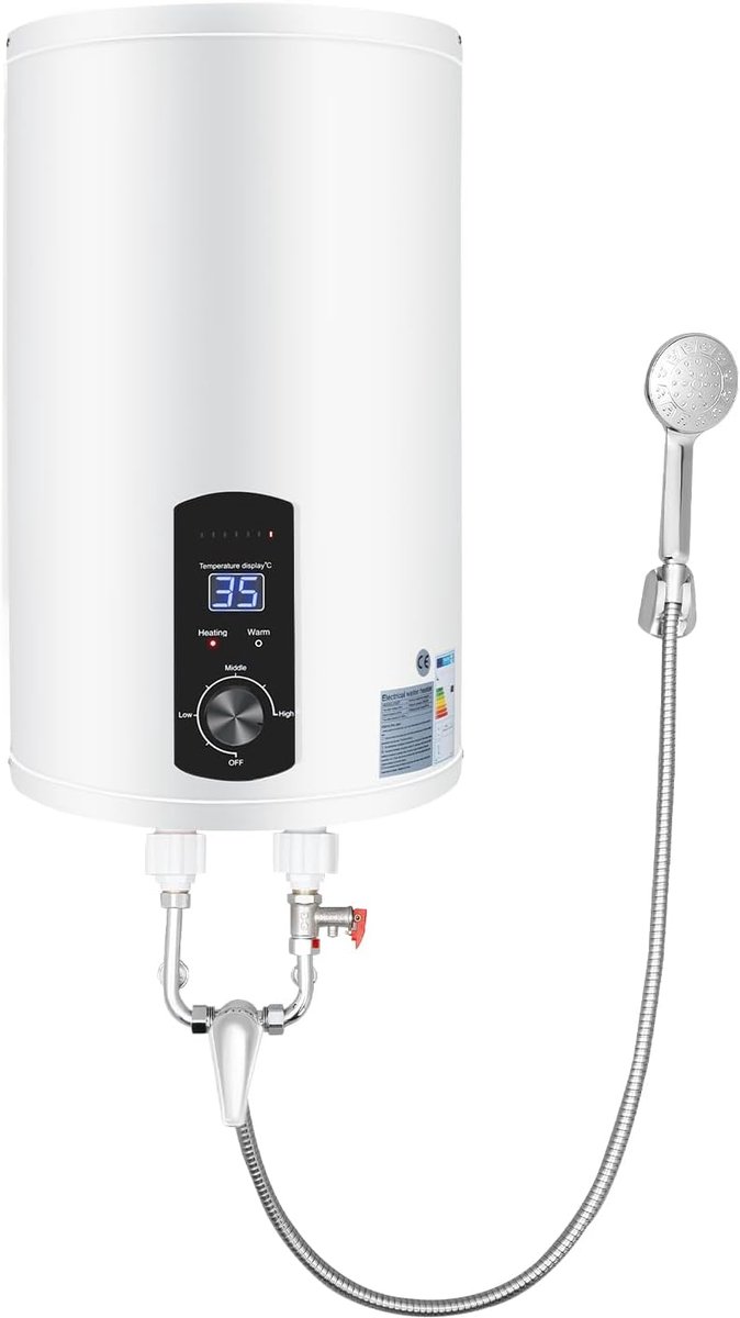 Elektrische Boiler - Warmwatertoestel - Direct Warm Water - Energiebesparend Model - 30 Liter - Wit