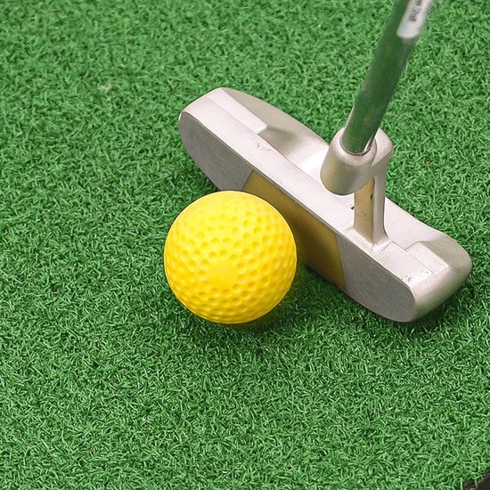 Oefen Golfballen - Zachte Ballen - Binnen Golfen - Schadevrij Oefenen - 4 cm Diameter - Geel — afbeelding 5