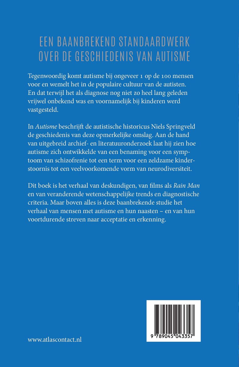 Autisme - back cover