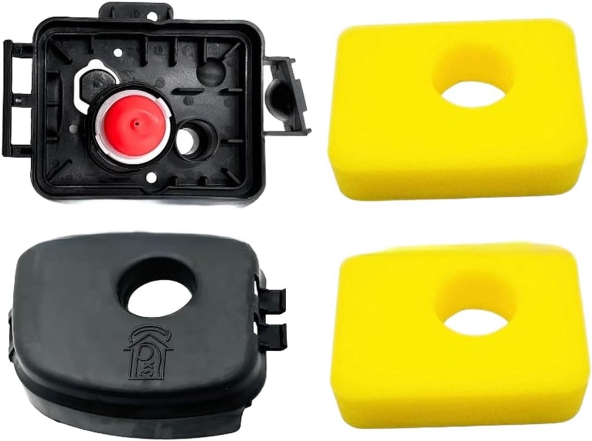 Luchtfilter Basis - Vervangingsonderdeel - Grasmaaier Motor - Directe Vervanging - Geel