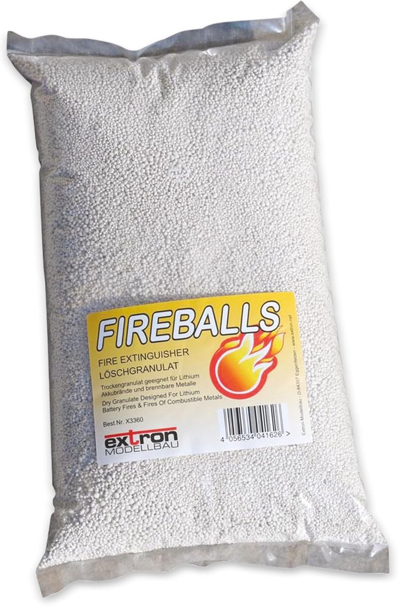 Brandblusgranulaat - Brandvertragend Materiaal - Modelbouw Veiligheid - 5 Liter Verpakking - 121 kg