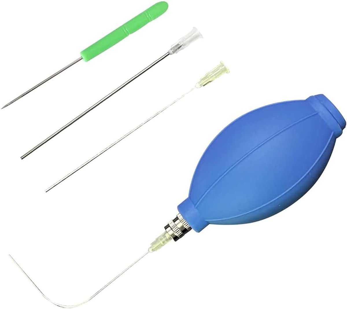 Ei Leegmaker Set - Eierpomp Boor - Paasei Decoratie - Eenvoudig in gebruik - 20x15x5 cm - Blauw