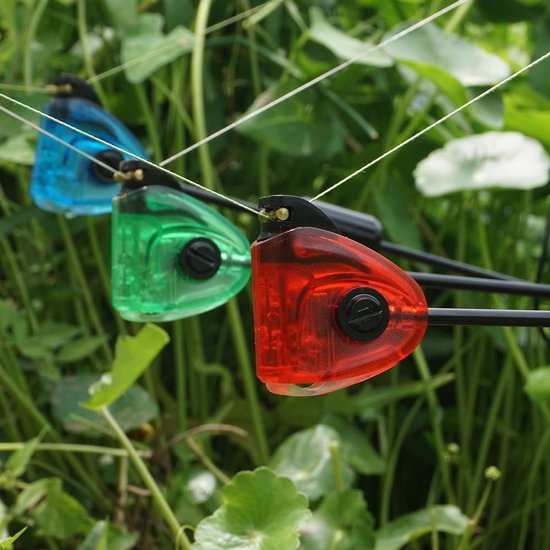 Karpervissen Swinger - Beetindicator Visaccessoire - Karper Vissen - Verstelbare Elasticiteit - One Size - Groen — afbeelding 3