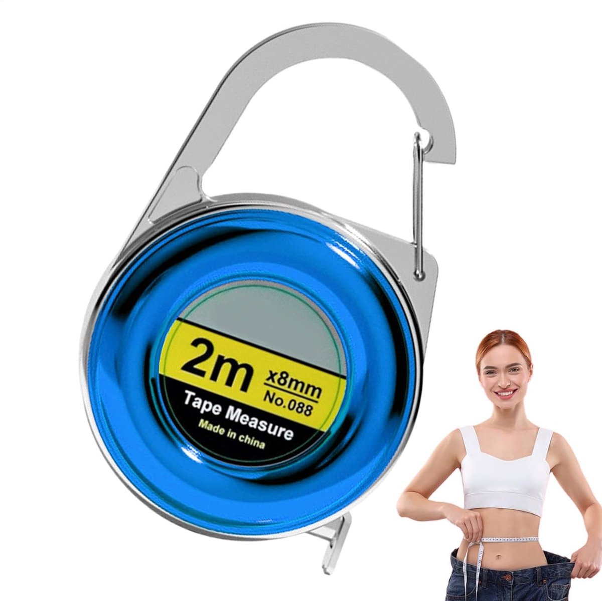 Meetlint Lichaam - Meetlint Kleding - Nauwkeurig Meten - Intrekbaar Ontwerp - Compact Formaat - Meerdere Kleuren