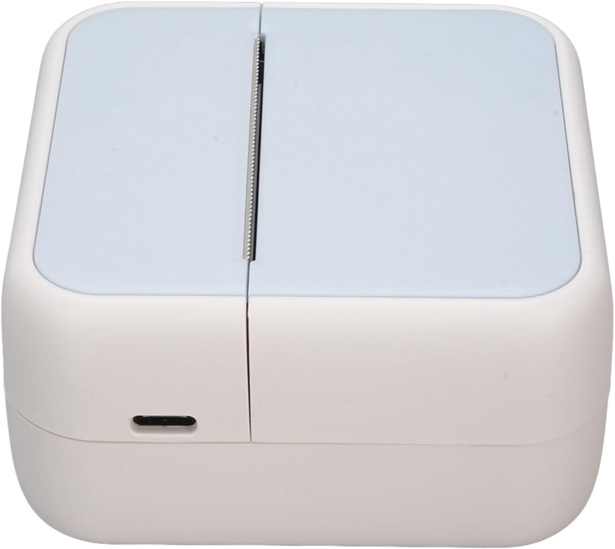 Thermische Labelprinter - Stickerprinter Mobiel - Snel Labels Printen - 203 DPI Resolutie - 18x14x6 cm - Blauw
