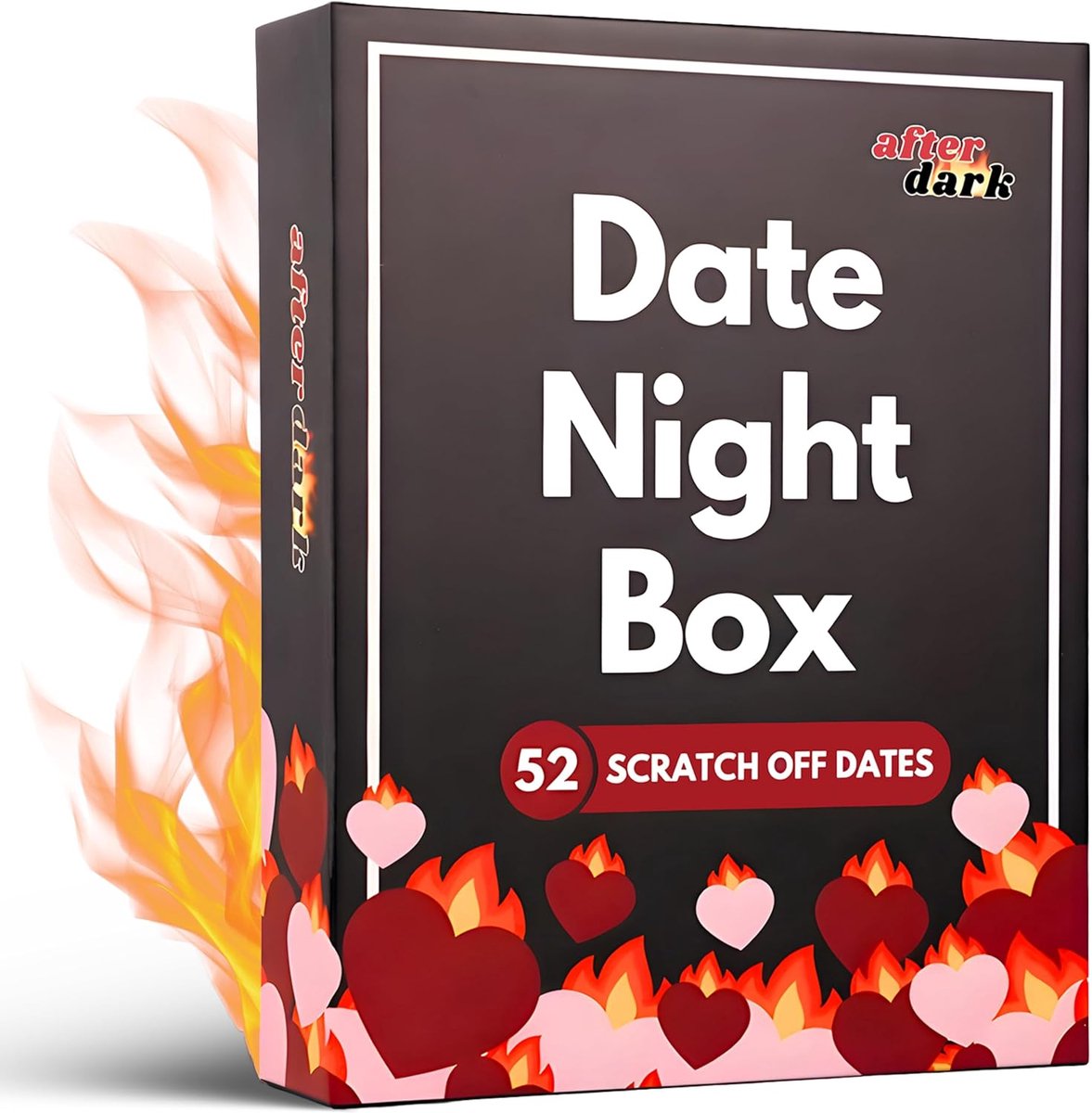 Date Night Box - Intieme Spel - Romantische Avonden - 52 Kras Ideeën - 14 x 11 x 3 cm