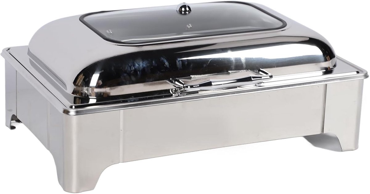 Elektrische Buffetserver - Warmhoudplaat - Buffet Warm Houden - Temperatuurregeling - 58x43x29 cm