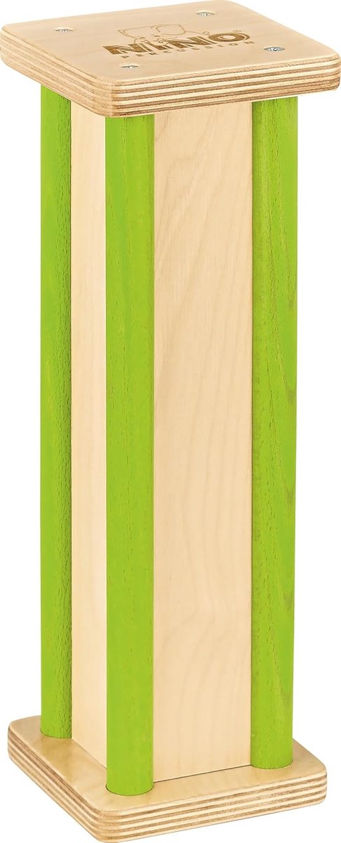 Regenstok - Perkussie Stok - Muziek Educatie - Massief Houten Constructie - 30cm Lengte - Groen