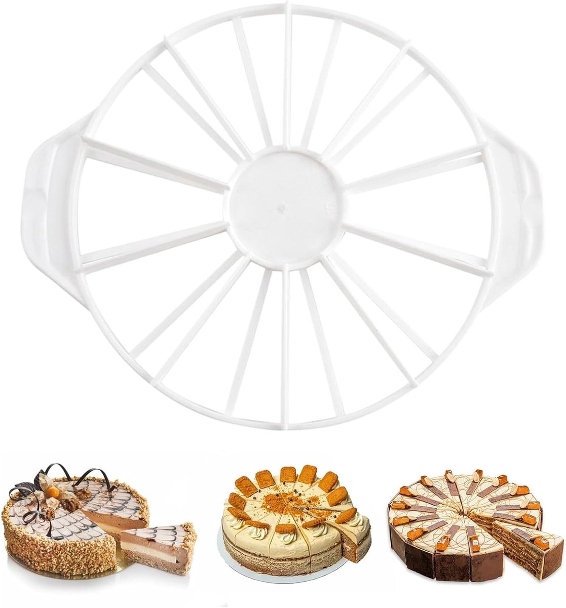 Taartsnijder Machine Dessert Verdeel Gelijke Porties Verstelbare Snijder 32.5cm Lengte 10 12