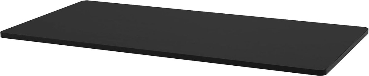 Bureau Werkblad - Bureau Oppervlak - Thuiswerk Plek - Ergonomisch Ontwerp - 140x70 cm - Zwart