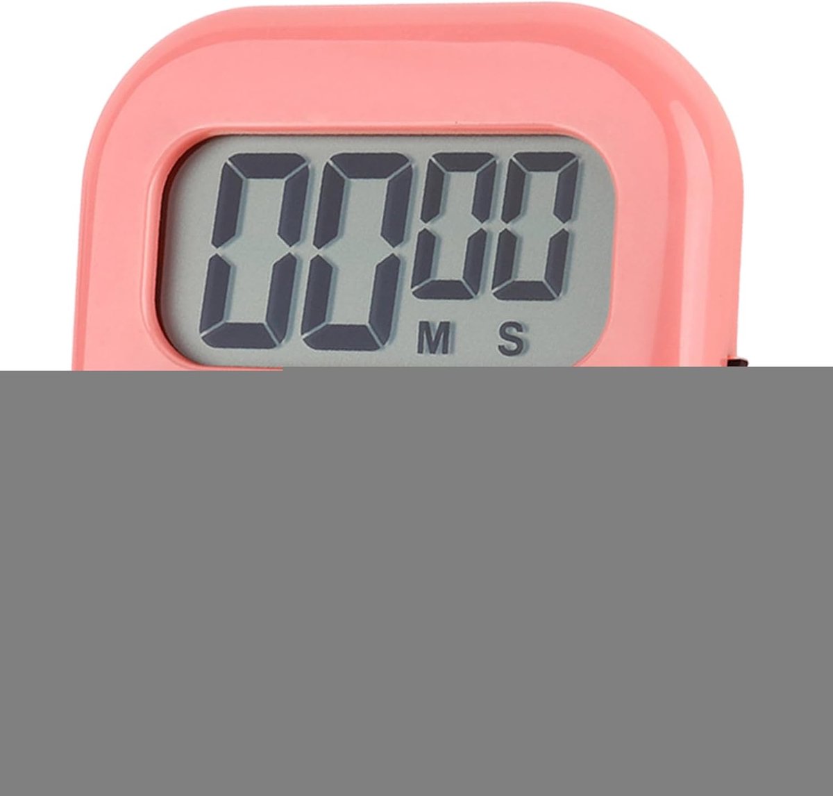 Digitale Kookwekker - Keuken Timer - Bakken Koken - Groot LCD Display - 7.2 x 6 x 2cm - Roze