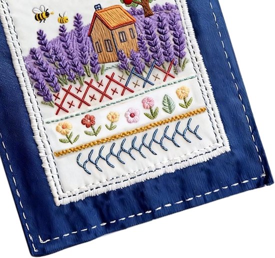 Borduurboek Beginners - Leer Borduren - Knutselprojecten Leren - 90 Sjablonen - 17.5 x 23 cm — afbeelding 4