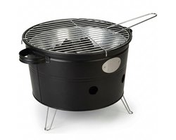 Lomera Draagbare Barbecue - Draagbare BBQ - Houtskoolbarbecue - Houtskool BBQ - Tafel BBQ - Tafelbarbecue - Tafelgrill - Mini BBQ - Camping Barbecue - Barbecue voor Strand - Barbecue voor Park - Barbecue voor Balkon
