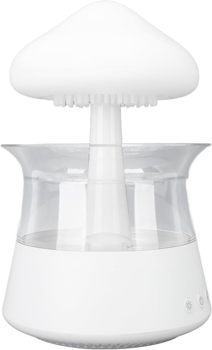 Regenwolk Luchtbevochtiger - Waterdruppel Aroma - Ontspannend Slapen - Stille Werking 7 Kleuren - 300ml Capaciteit