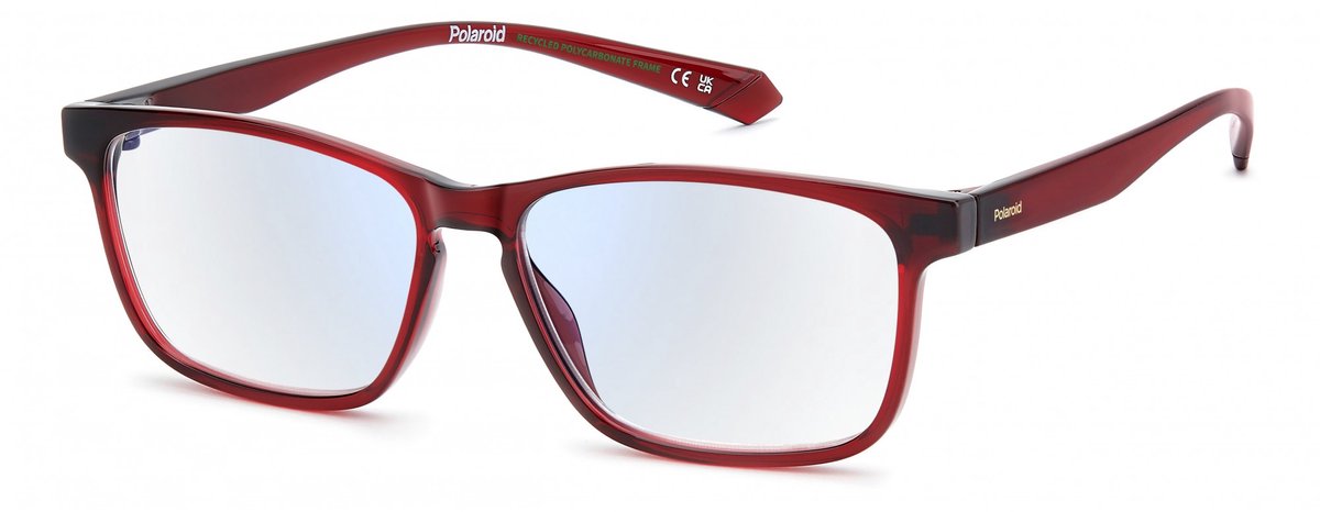Polaroid PLD 0038/R/BB Red 55/14/155 UNISEX + 2.5 Leesbril