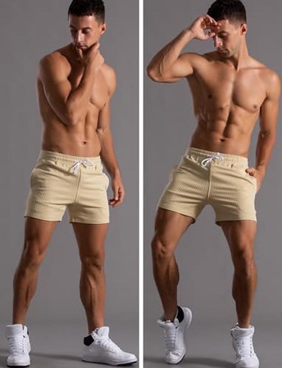 Heren Korte Sweatshorts van Katoen voor Joggen, Yoga en Training — afbeelding 2