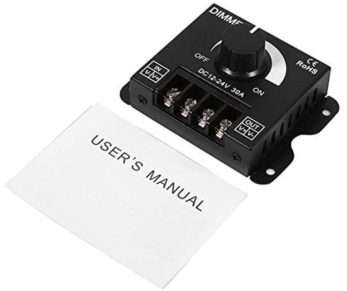 Led dimmer en schakelaar voor eenkleurige LED-strips, 12V-24V, 30A