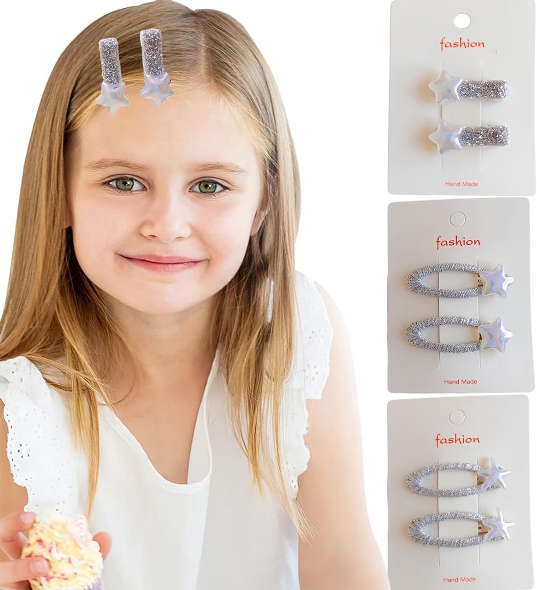 6 stuks haaraccessoires voor meisjes - haarclips - haaraccessoires voor kinderen - vrouwen