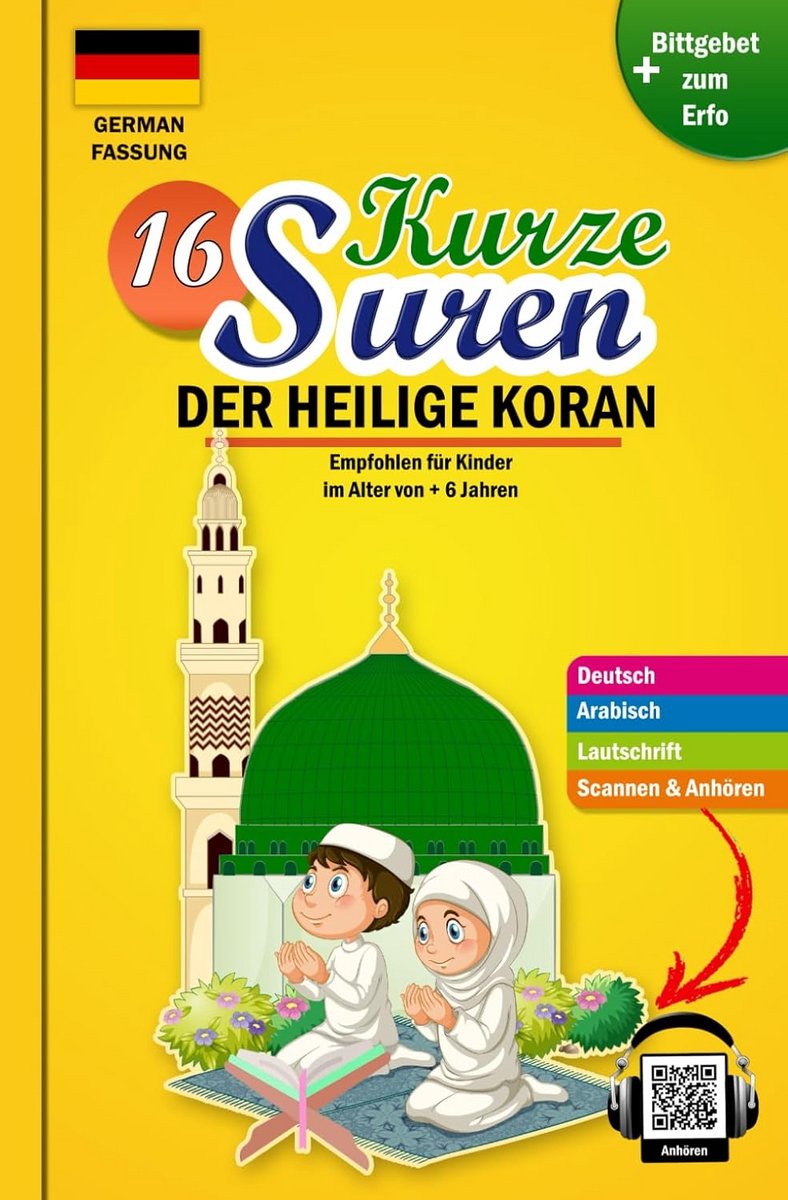 16 Korte Koran-Suren voor Kinderen - Begrijpen, Leren en Reciteren