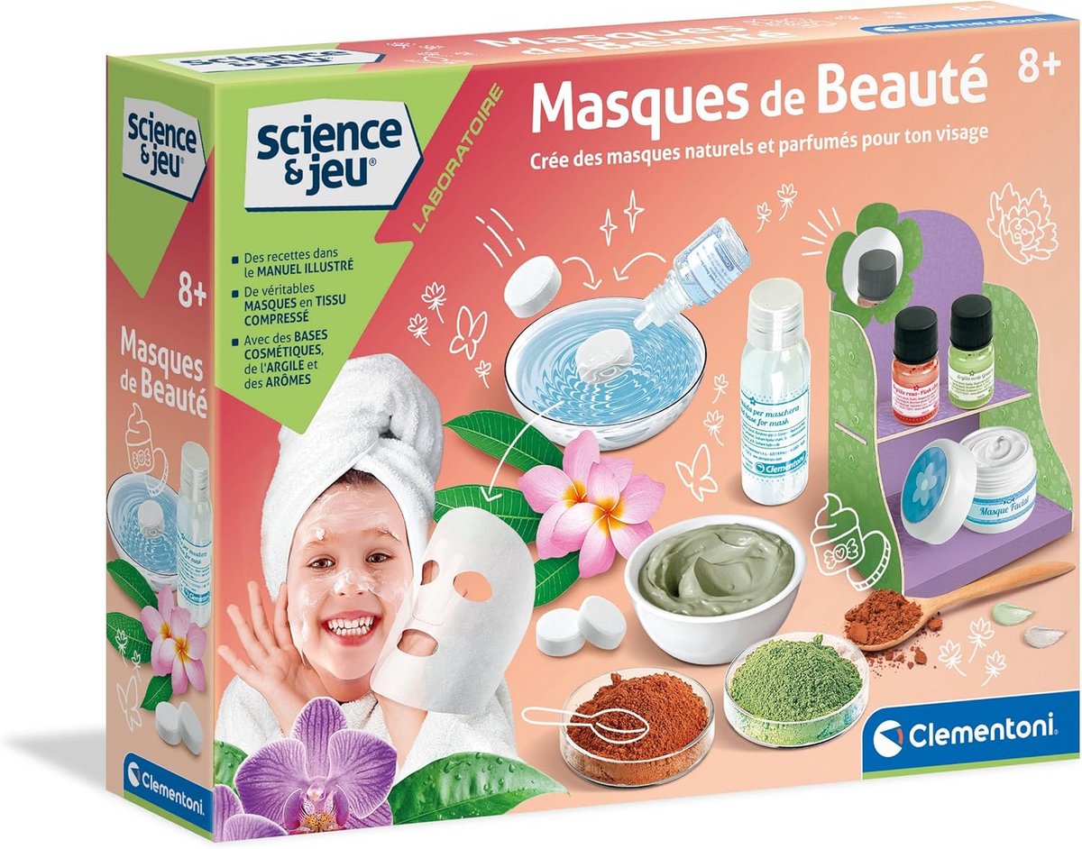 Schoonheidsmaskers voor Kinderen 8-12 Jaar - Creatieve en Educatieve Set